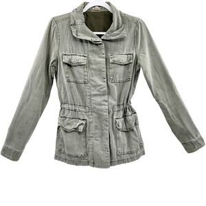 Ecote Urban Outfitters Green Utility Jacket Drawstring Waist Women's Size S